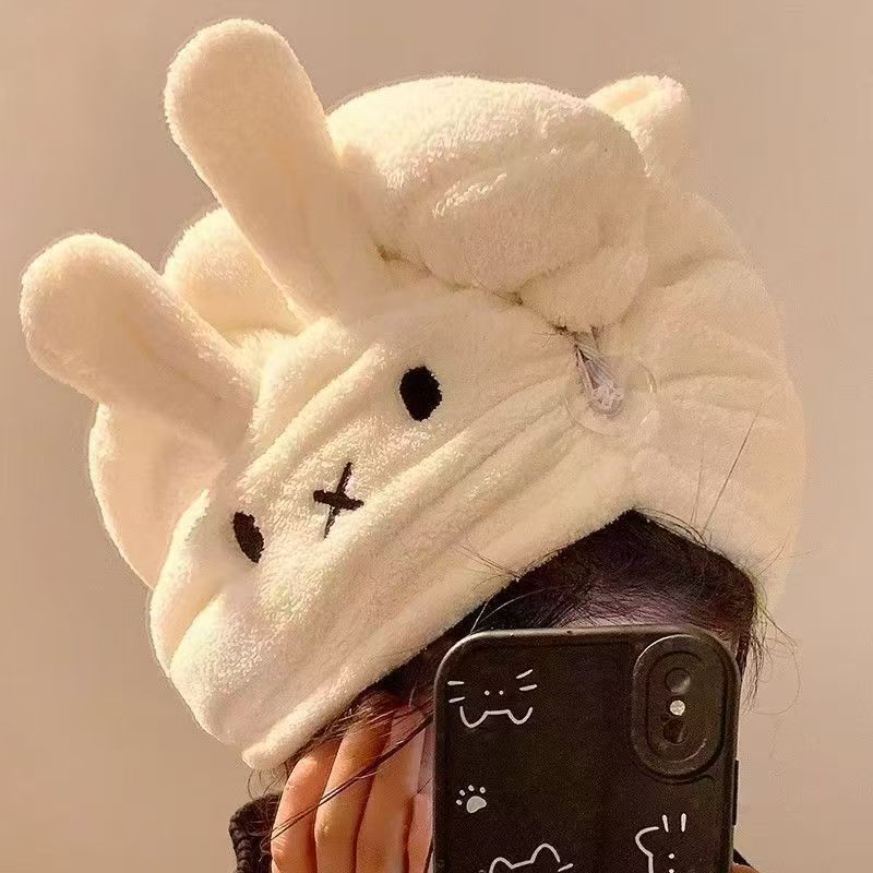 Hair Care Products - Cute Rabbit Ear Hat Miffy Dry
