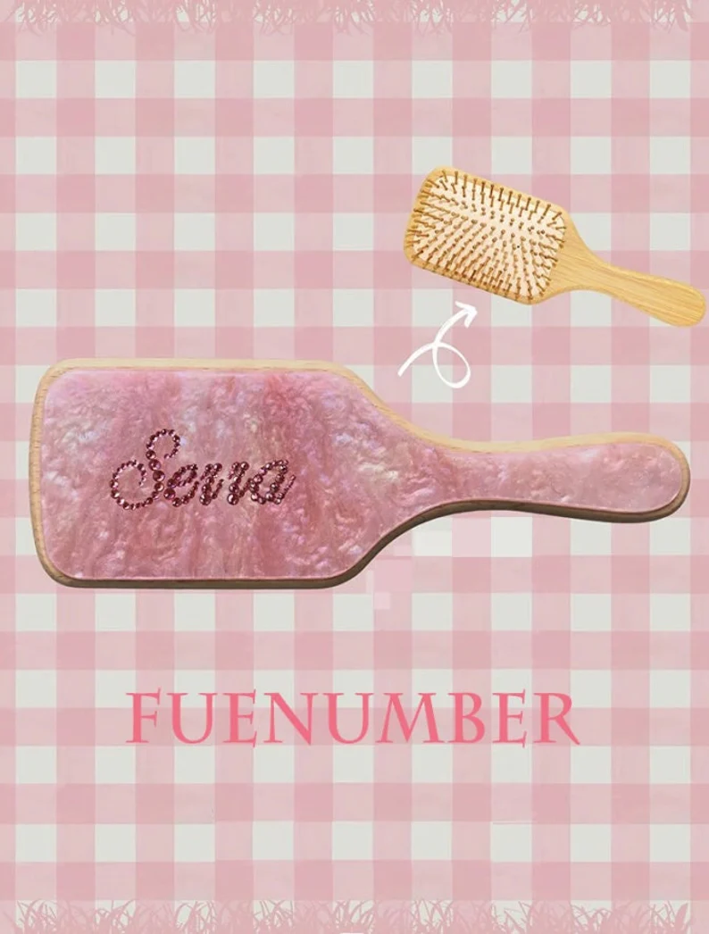 Hair Care Names - Personalized Hair Brush Custom Big Size