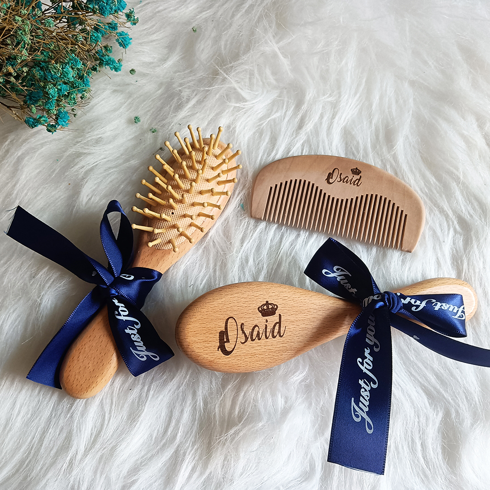 Hair Care Names - Baby Bathing Comb with Custom Name,