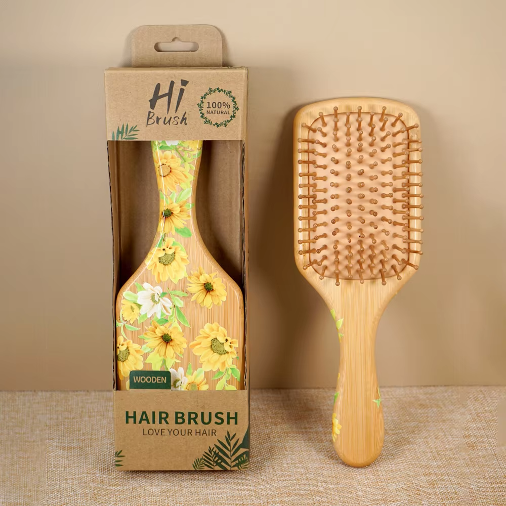 Sunflower Bamboo Air Cushion H - Bamboo Hair Brush recension och pris