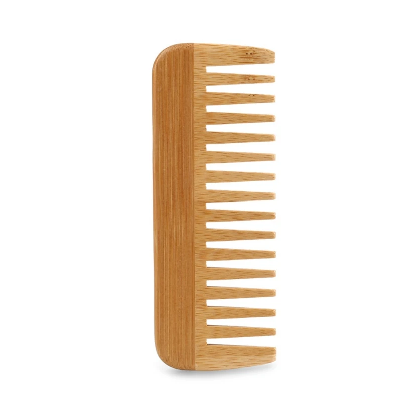 Natural Bamboo Wide Toothed Co - Bamboo Hair Brush recension och pris