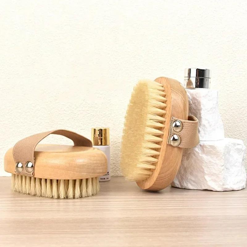 SPA Wooden Body Brush Natural  - Bamboo Hair Brush recension och pris