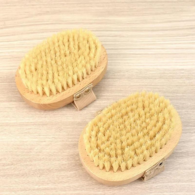 SPA Wooden Body Brush Natural  - Bamboo Hair Brush recension och pris