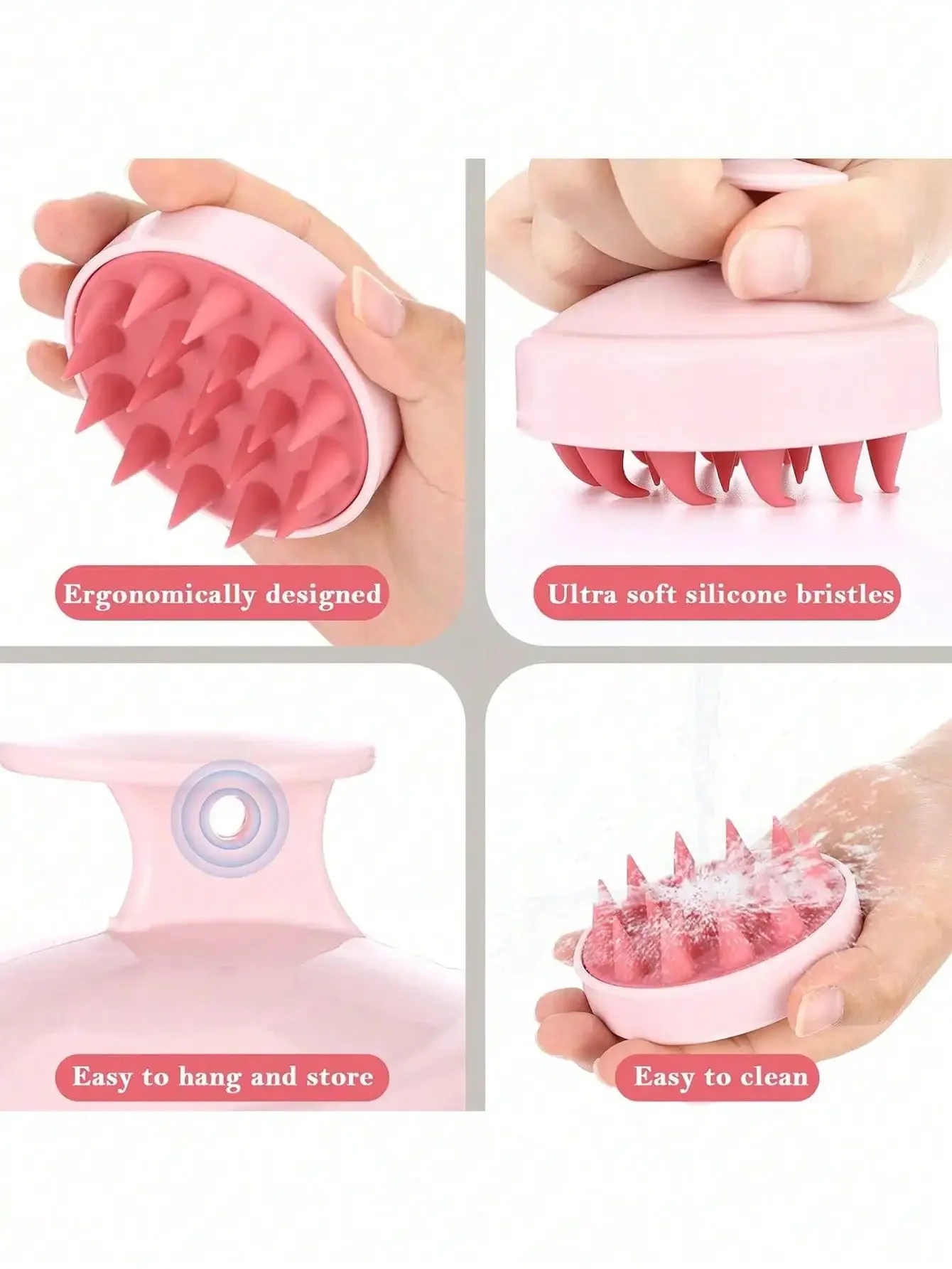 1pc Soft Silicone Scalp Massag - Hair Care Products recension och pris