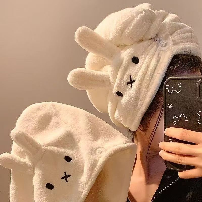 Cute Rabbit Ear Hat Miffy Dry  - Hair Care Products recension och pris