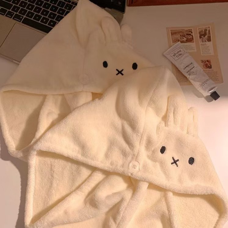 Cute Rabbit Ear Hat Miffy Dry  - Hair Care Products recension och pris