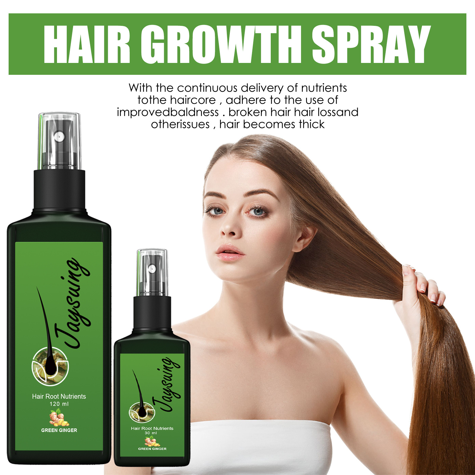 Fast Ginger Hair Growth Spray  - Hair Care Products recension och pris