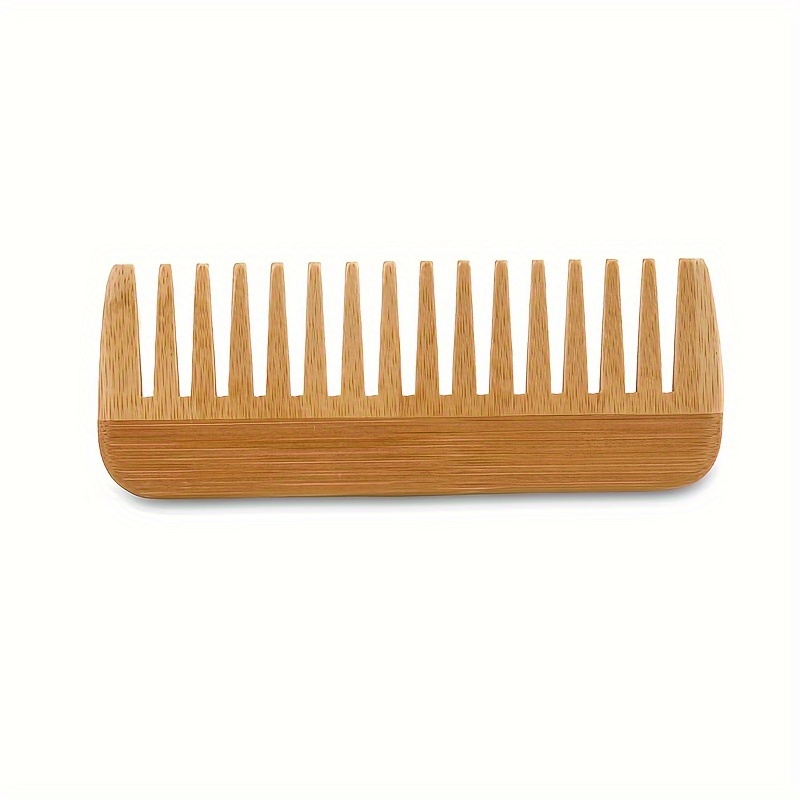 Wide-Tooth Natural Bamboo Wood - Bamboo Hair Brush recension och pris
