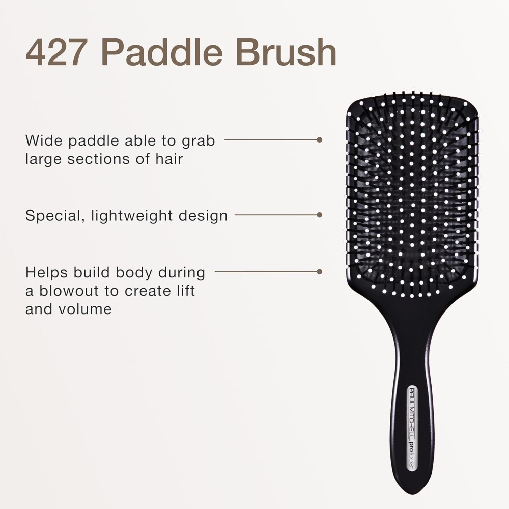Large Paddle Brush for Blow-Dr - Bamboo Hair Brush recension och pris