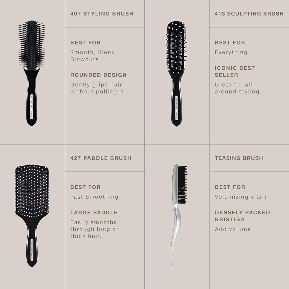 Large Paddle Brush for Blow-Dr - Bamboo Hair Brush recension och pris