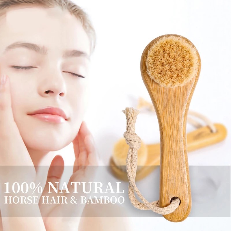 Beauty Skin Care Brush Face Cl - Bamboo Hair Brush recension och pris