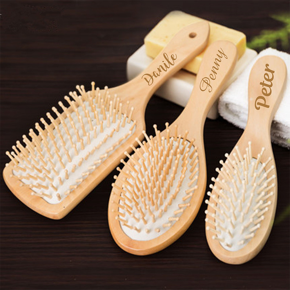 Personalized Comb Hair Brush P - Hair Care Names recension och pris