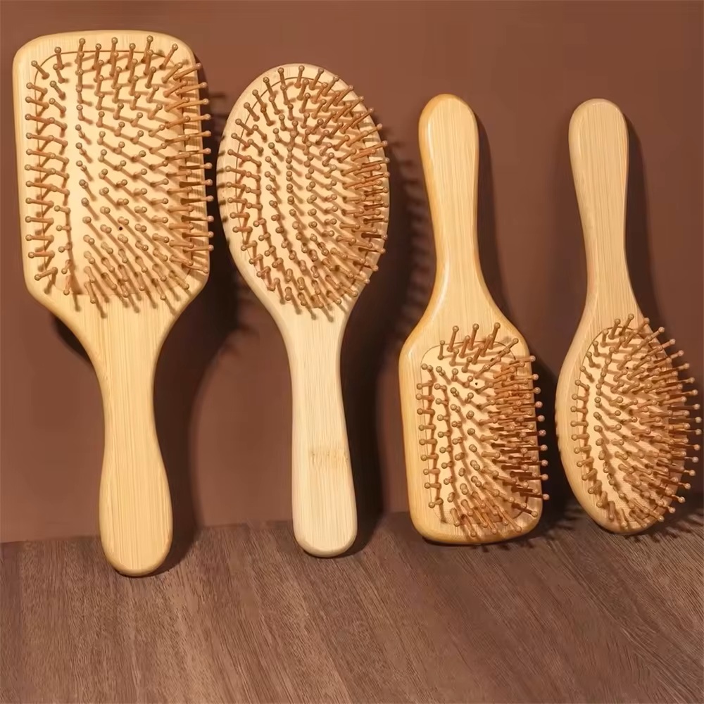 1pc Eco Bamboo Hair Brush Natu - Bamboo Hair Brush recension och pris