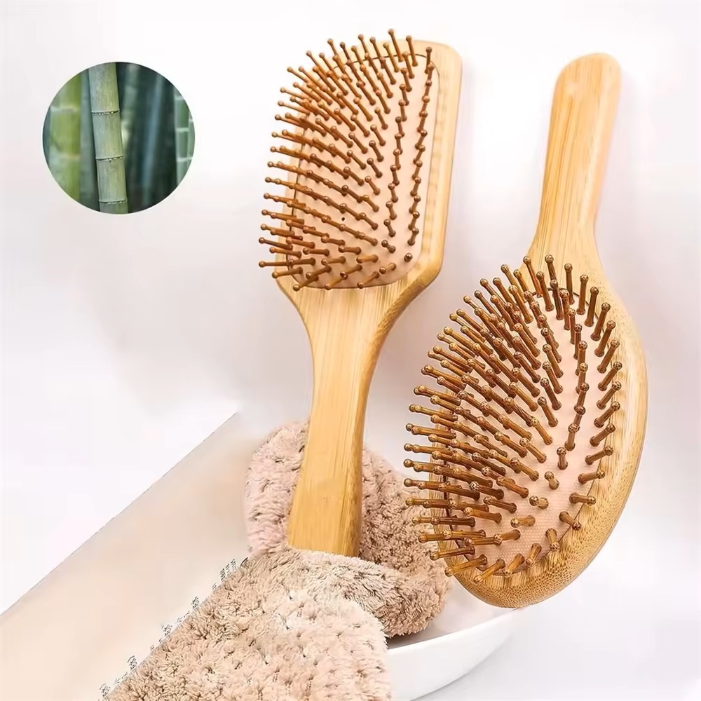 1pc Eco Bamboo Hair Brush Natu - Bamboo Hair Brush recension och pris