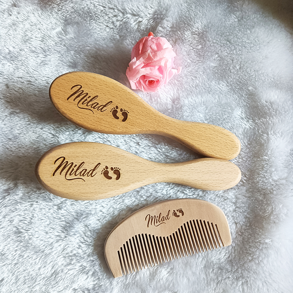 Baby Bathing Comb with Custom  - Hair Care Names recension och pris