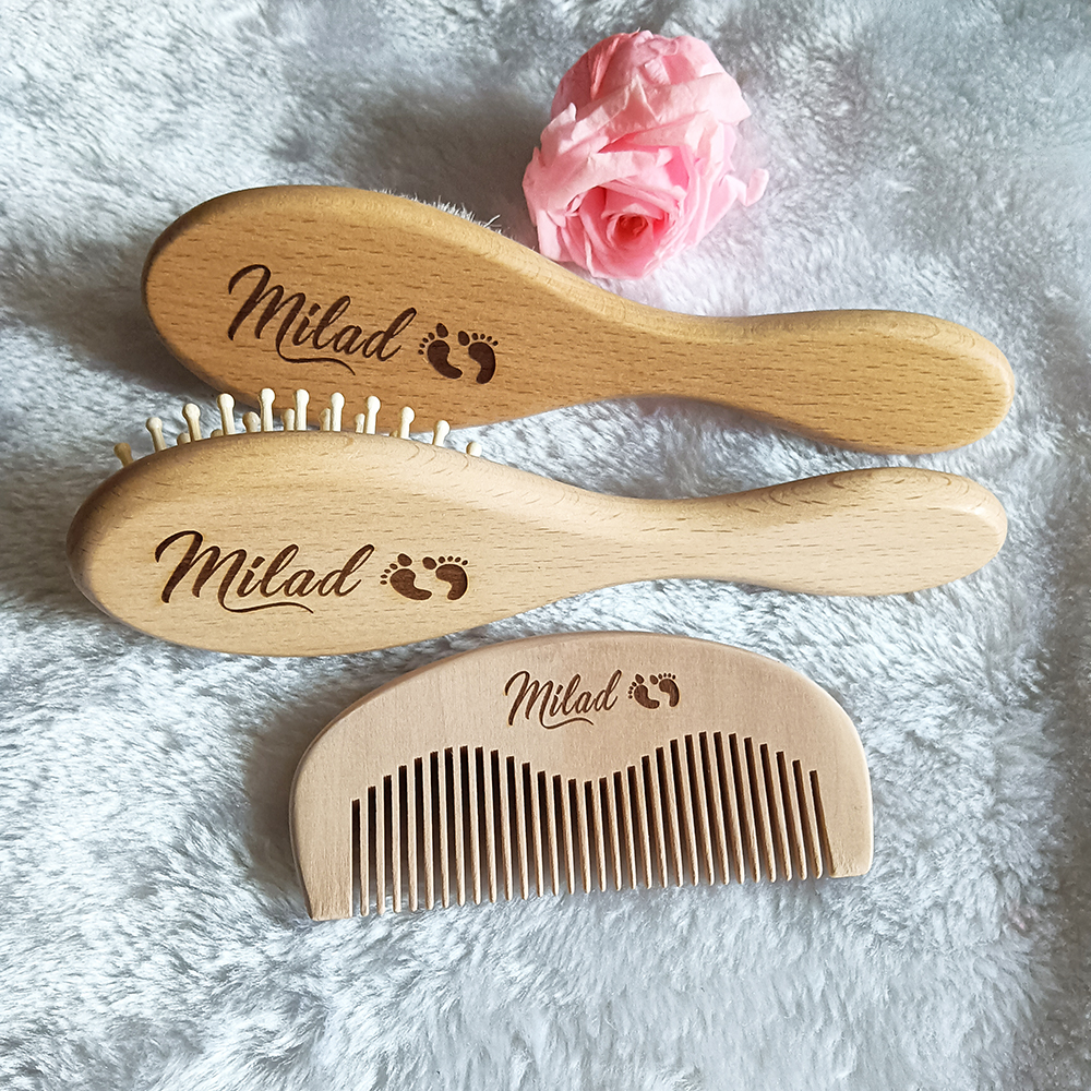 Baby Bathing Comb with Custom  - Hair Care Names recension och pris