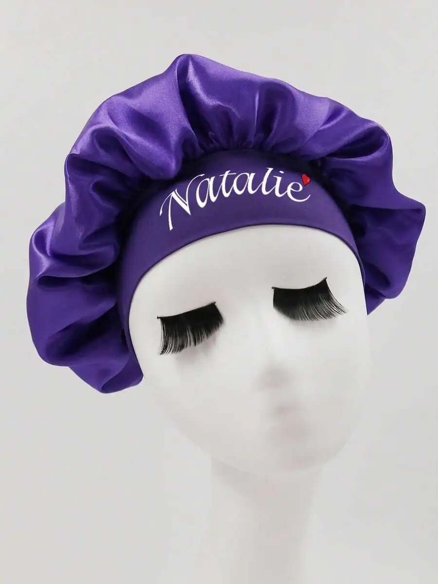 Personalized Satin Sleep Cap f - Hair Care Names recension och pris