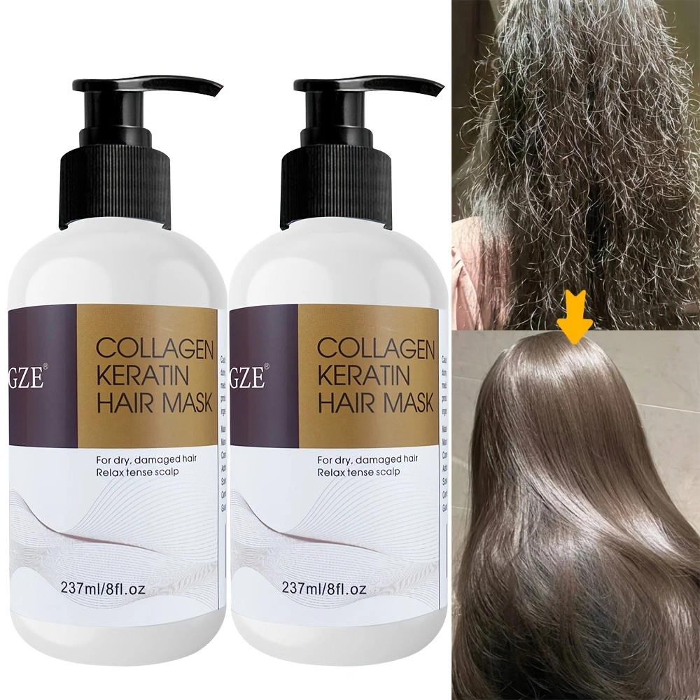 2 Pack GZE Collagen Keratin Ha - Deep Conditioner Mask recension och pris