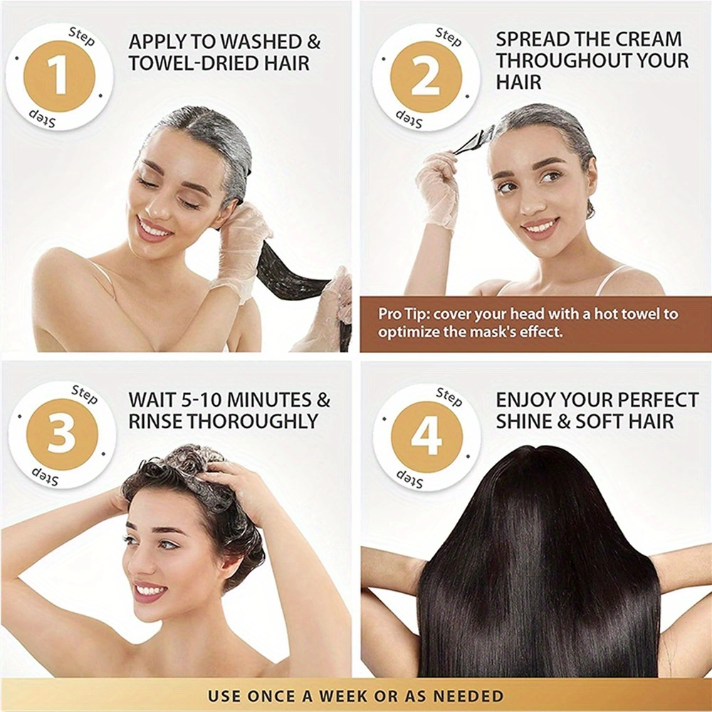 2 Pack GZE Collagen Keratin Ha - Deep Conditioner Mask recension och pris