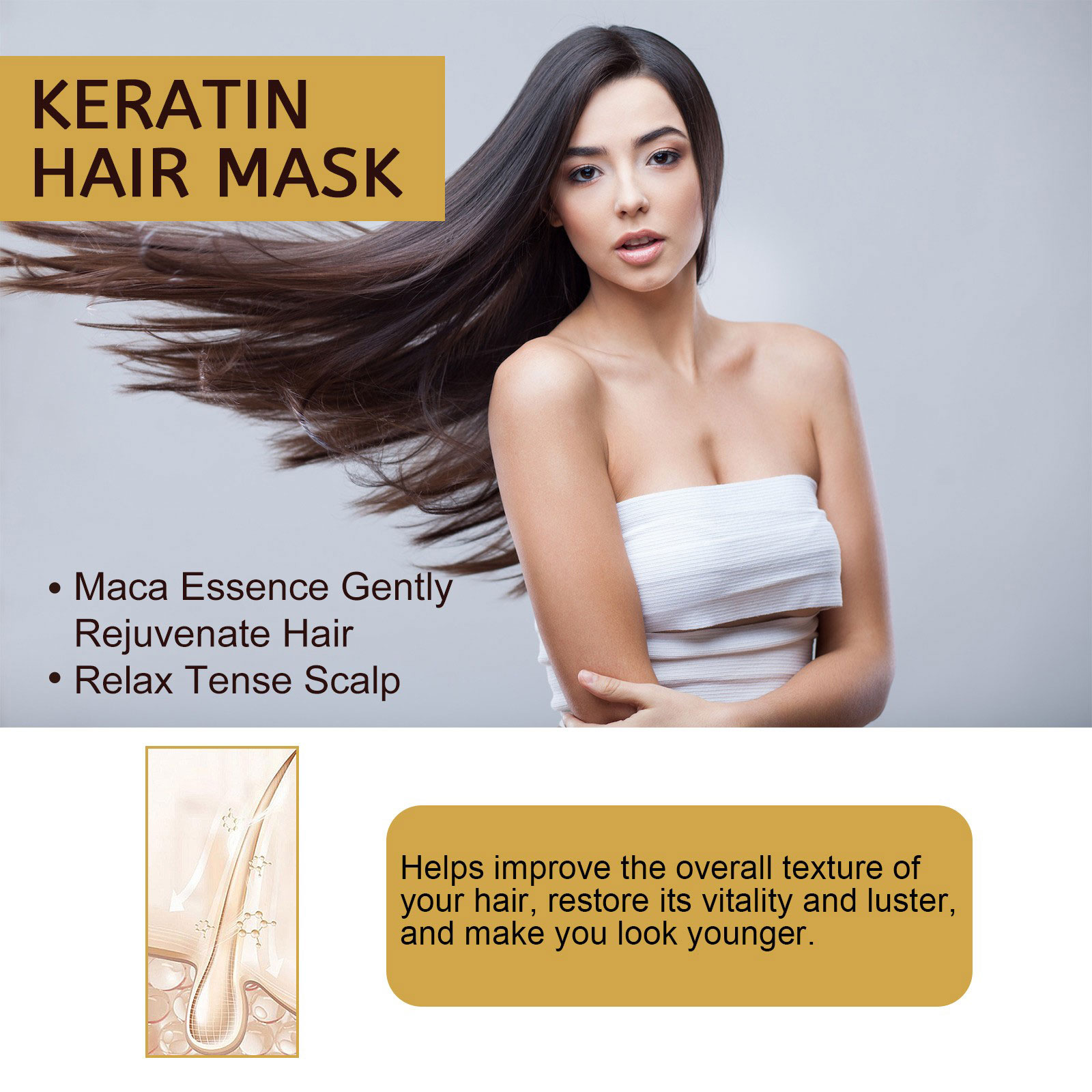 LUNOON Hair Mask 100ml - Deep  - Deep Conditioner Mask recension och pris