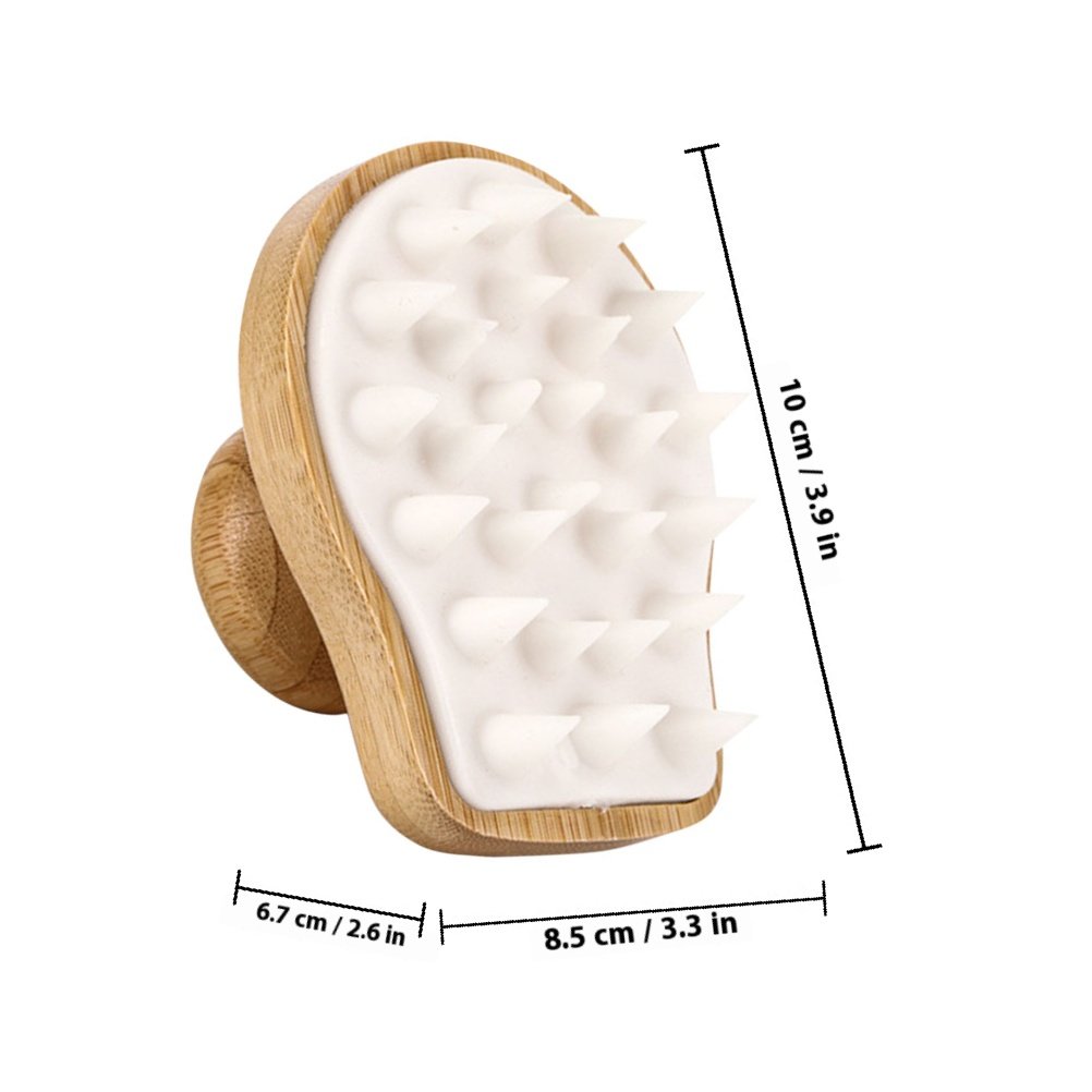 Bamboo Shampoo Scalp Brush Sof - Bamboo Hair Brush recension och pris