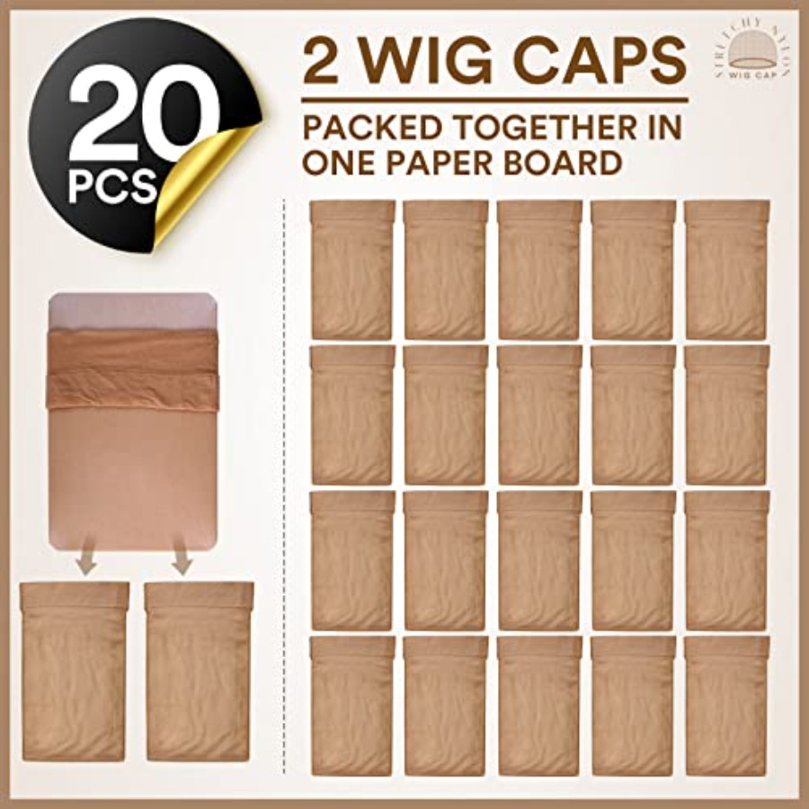 Teenitor Wig Cap, 20pcs Stocki - Wig Cap Stocking recension och pris
