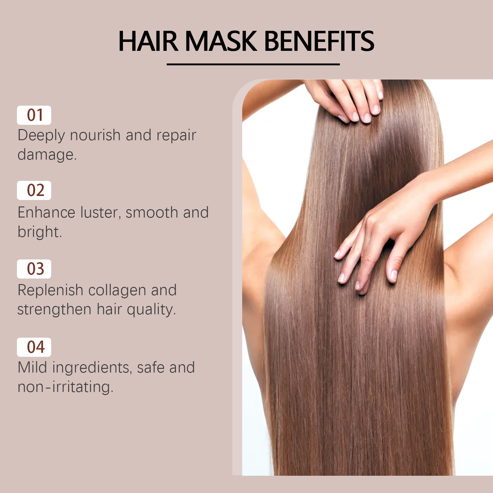 Collagen Hair Mask Deep Repair - Deep Conditioner Mask recension och pris
