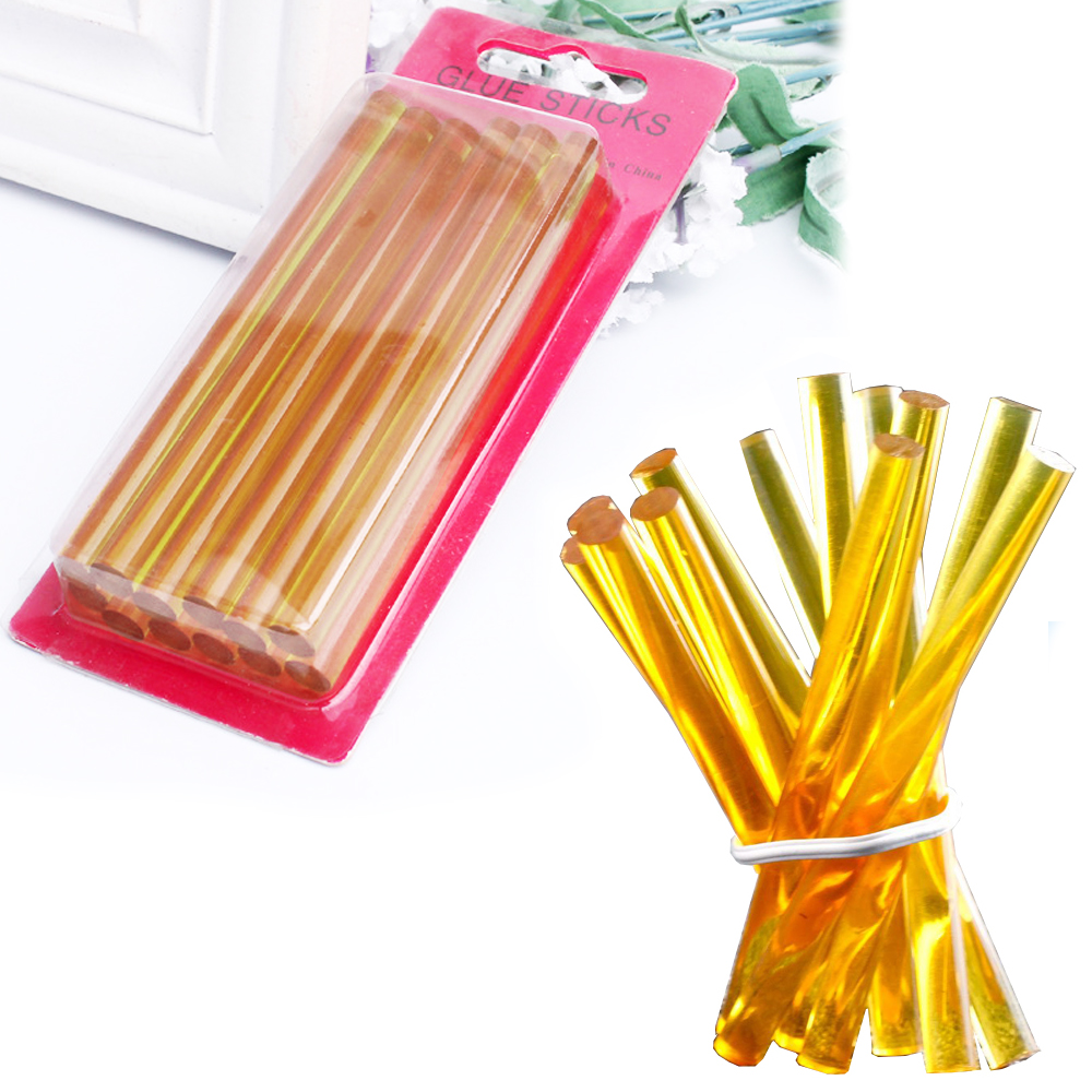 12pcs/lot 0.7*10 cm Hot Melt G - Glue Gun Hair recension och pris