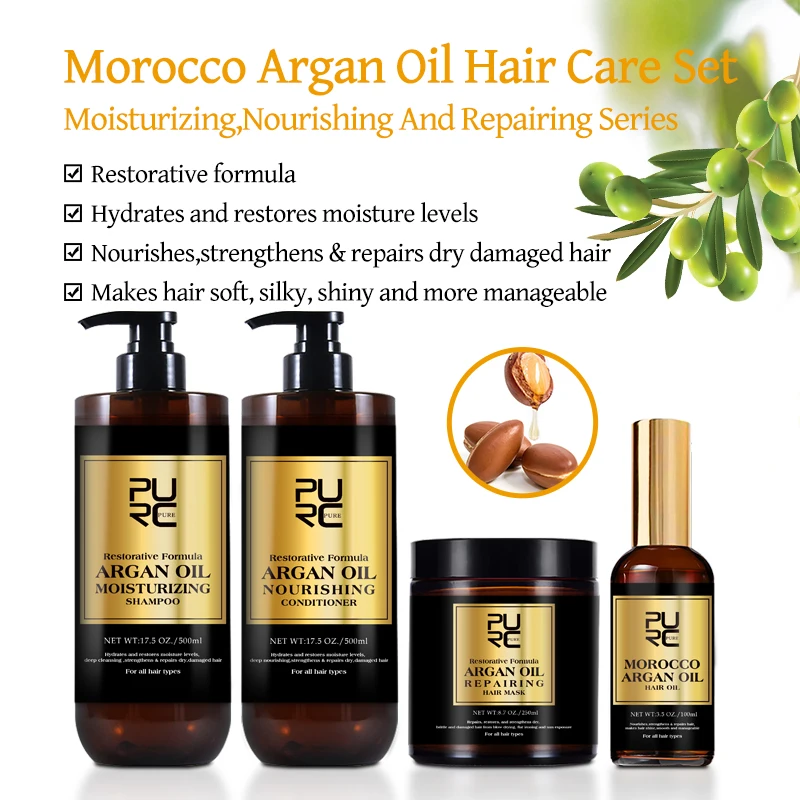 Morocco Argan Oil Shampoo Cond - Deep Conditioner Mask recension och pris