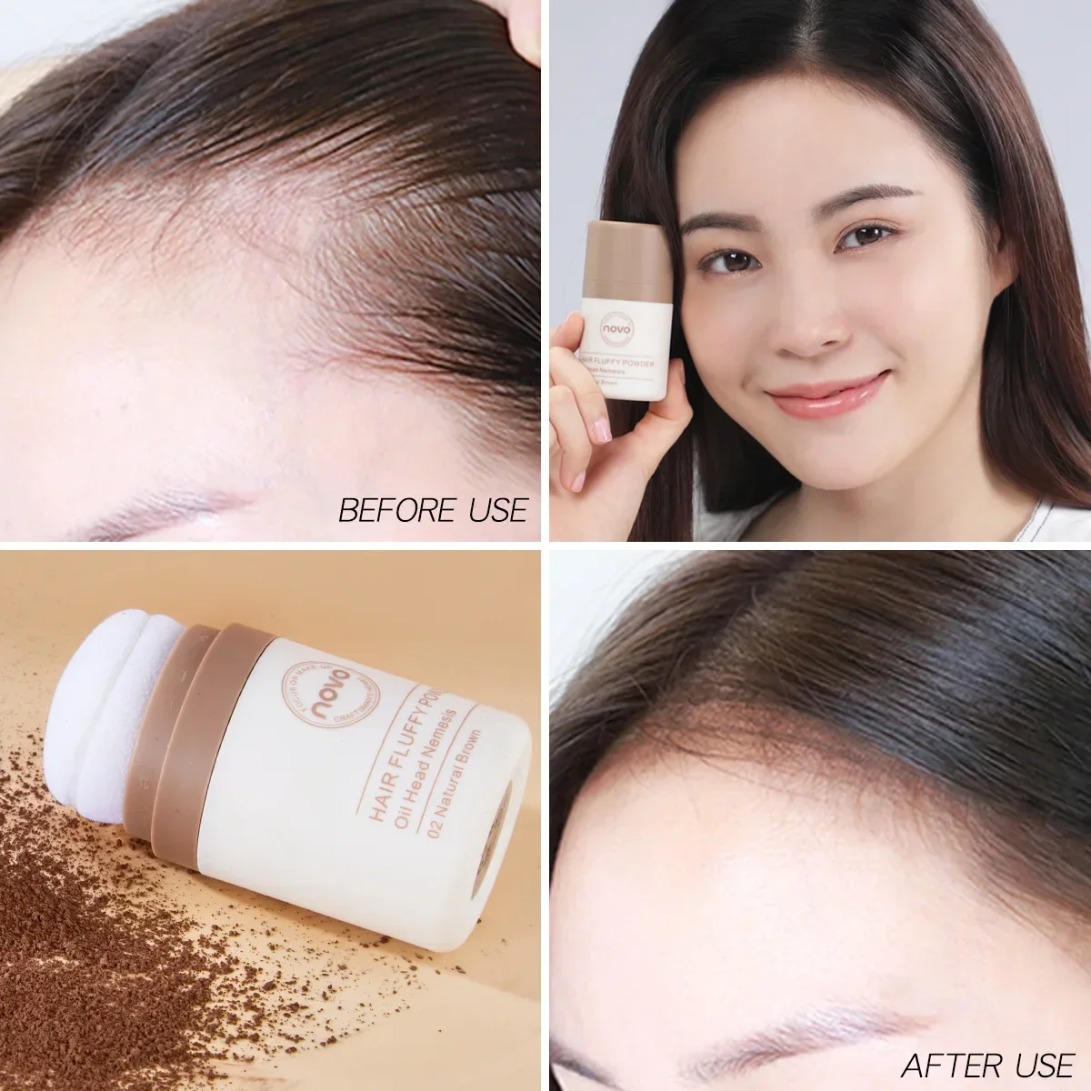 Novo Hair Pluffy Powder - Oil  - Hair Care Products recension och pris