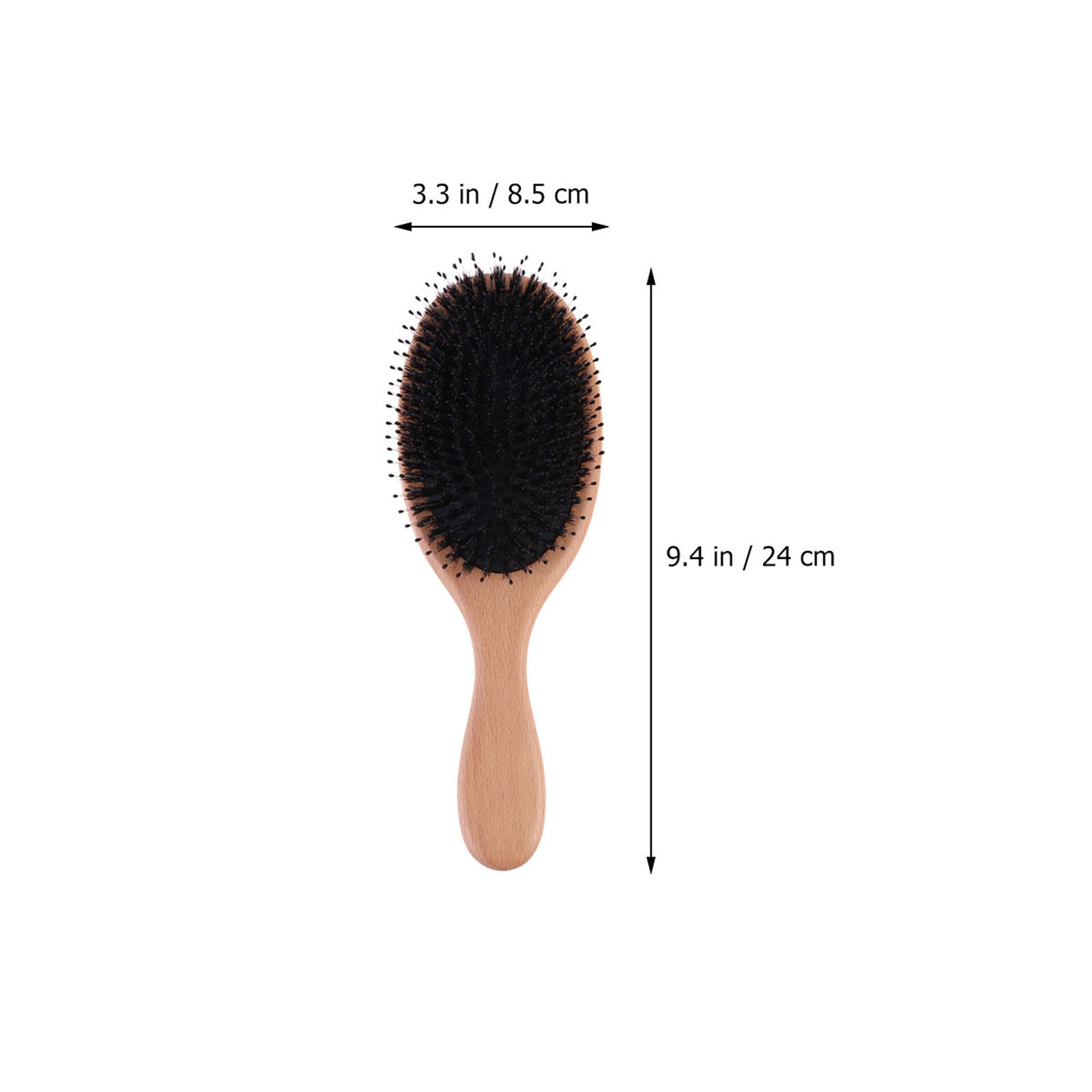 2 Pcs Bamboo Bristle Brush Boa - Bamboo Hair Brush recension och pris