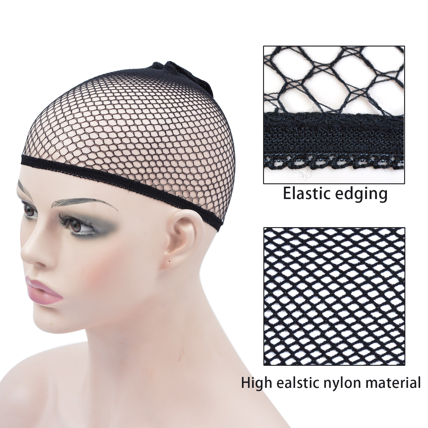 12Pcs Wig Caps Breathable Elas - Wig Cap Stocking recension och pris