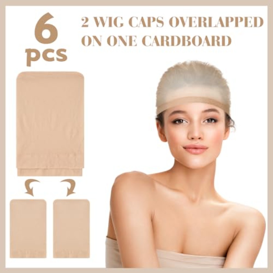 6 Pcs Wig Cap for Women, Mesh  - Wig Cap Stocking recension och pris